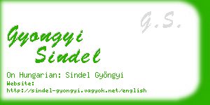 gyongyi sindel business card